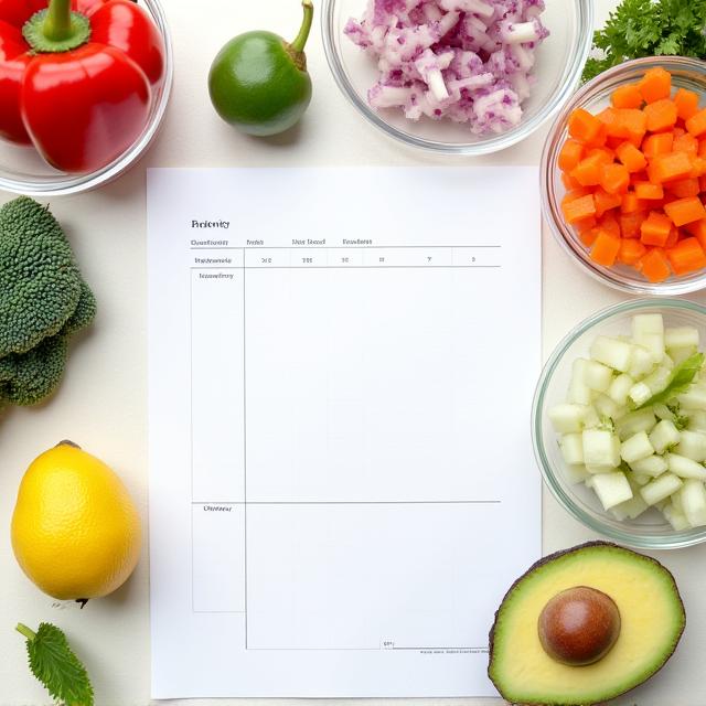 Planificación de comidas saludables